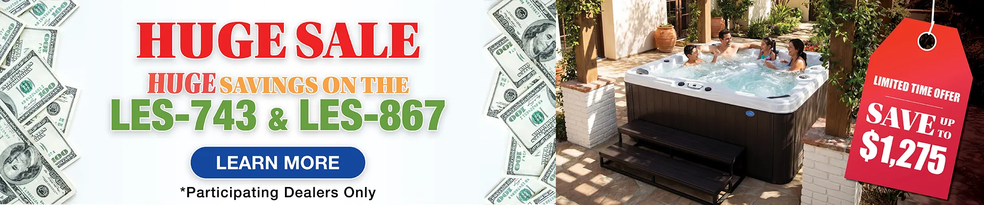 Calspas hot tub being used in a family setting - Swanzey