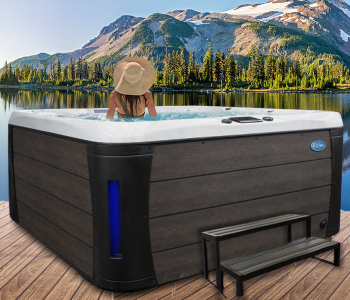 Calspas hot tub being used in a family setting - hot tubs spas for sale Swanzey